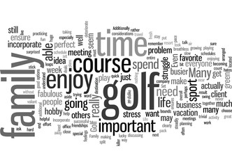 How to Incorporate Golf into Your Life