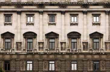 old building facade detail Vienna Austria