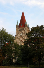 Saint Francis of Assisi Church in Vienna Austria