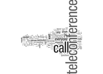 How to Host a Teleconference