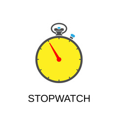 Stopwatch icon. Stopwatch concept symbol design. Stock - Vector illustration can be used for web.