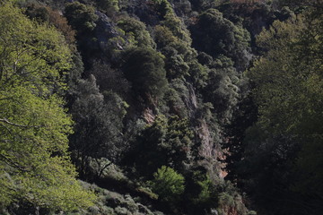 The majestic nature of the island of Crete, eastern Mediterranean