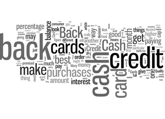 How To Get Your Best Cash Back Credit Card
