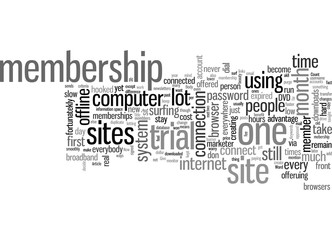 Obraz premium How to get the most from membership sites