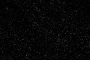 Seamless background to create a starry sky. Outer space with stars, black and white version.