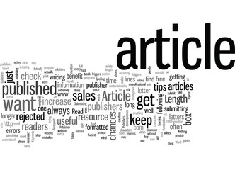 How to get publishers to notice you