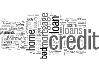 Fototapeta premium How To Get Home Loan With Bad Credit