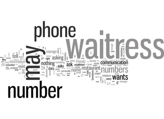 How To Get A Waitress Phone Number