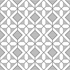 Simple seamless pattern of many geometric shapes.