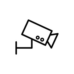 CCTV Icon Vector Trendy Flat Design