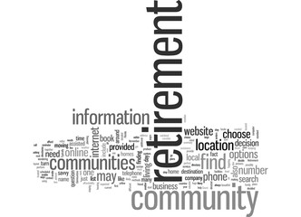 How to Find Retirement Communities