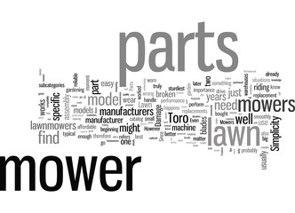 How To Find Parts For Lawn Mowers