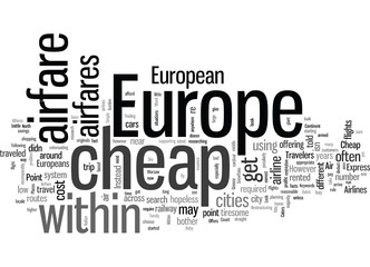 How To Find Cheap Airfare Within Europe