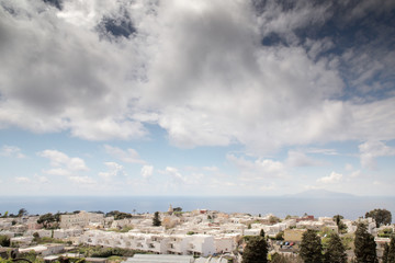 Fototapeta na wymiar seascape image from the island of capri