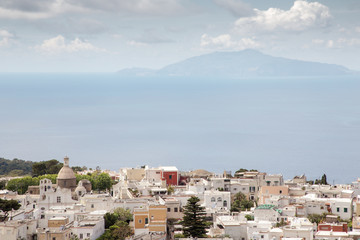 Obraz premium seascape of mount vesuvius