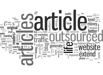 How to Extend the Life of Outsourced Articles