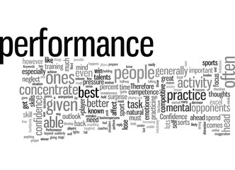 How To Excel In Your Performance