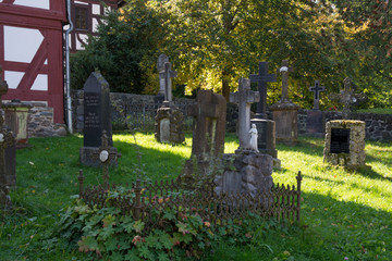 Naklejka premium friedhof im hessenpark