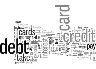 How to Eliminate Credit Card Debt