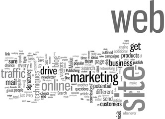 How to Drive Traffic To Your Web Site