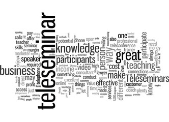 How To Do A Teleseminar