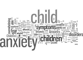 How to detect the symptoms of child anxiety