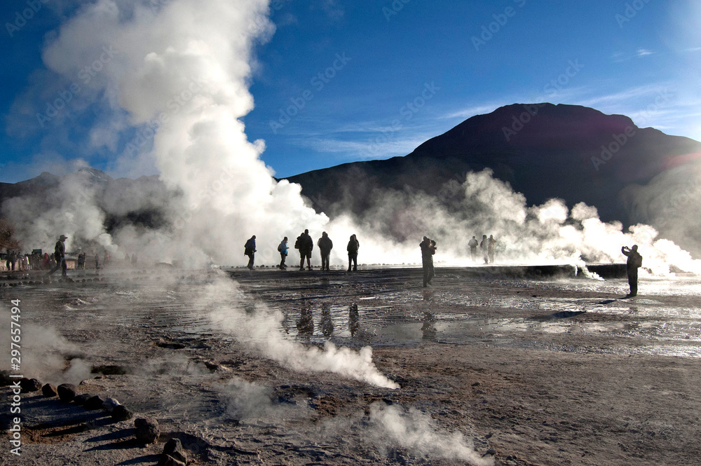 Wall mural geyser - tatio puritama - chile