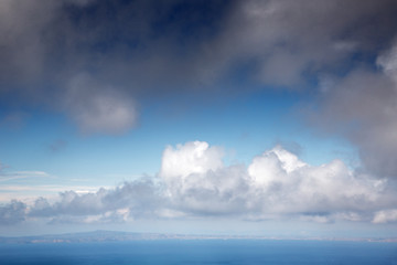 Naklejka na ściany i meble seascape horizon image of the sea and sky