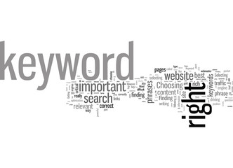 How To Choose The Right Keyword