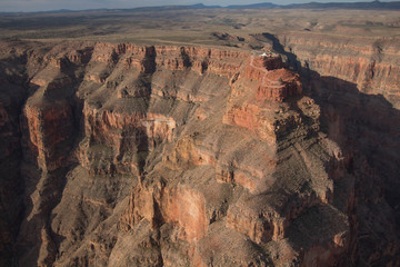 Aerial of the Grand Canyon West Rim