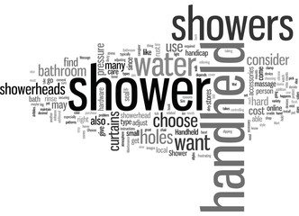Obraz premium How to Choose Shower Bathroom Accessories