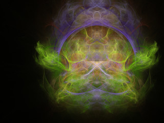 Imaginatory fractal background Image