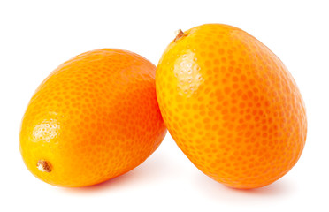 Kumquat isolated on white