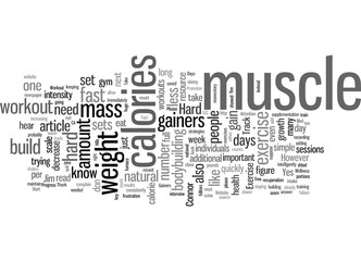 Fototapeta premium How To Build Fast Muscle For Hard Gainers