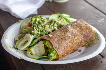 vegetarian burrito