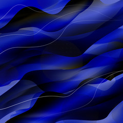 background with blue waves