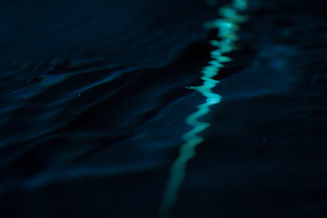 water splashes on a dark background