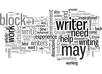 Fototapeta premium How to Avoid and Overcome Writers Block