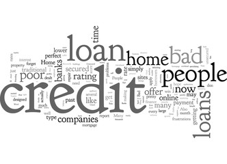 Home Loan For People With Bad Credit