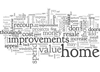 Fototapeta premium Home Improvements That Pay Off