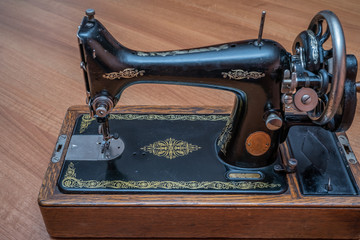 Vintage hand sewing machine 