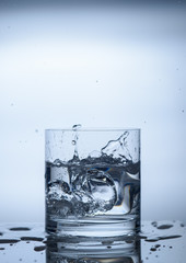 splashing liquid in a glass11