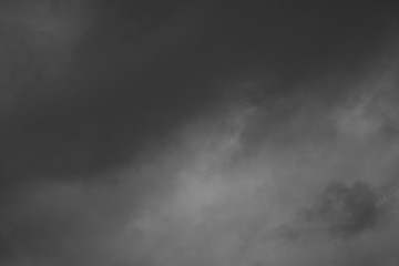 Obraz na płótnie Canvas Grey clouds weather