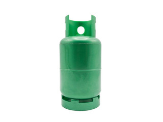 gas tanks isolated on white background. Clipping Path