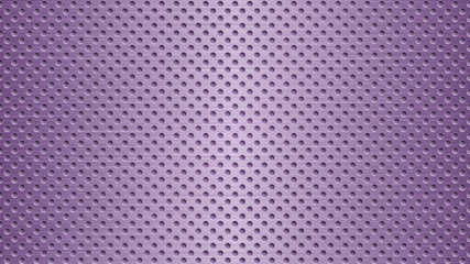 Abstract metal background with holes in purple colors