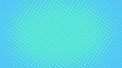Light blue pop art background in retro comic style with halftone dots design, vector illustration eps10