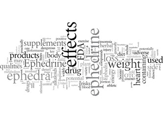 Ephedrine Weigh Loss Certainty or Jeopardy