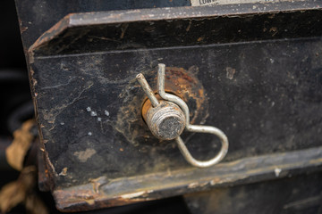 Detail of a farm tractor