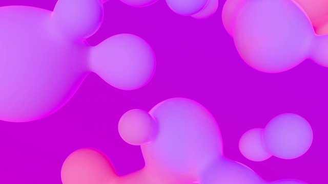  Abstract Pink Liquid