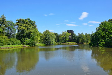 Fototapeta premium Lake Scenery Natural Background Czech Republic